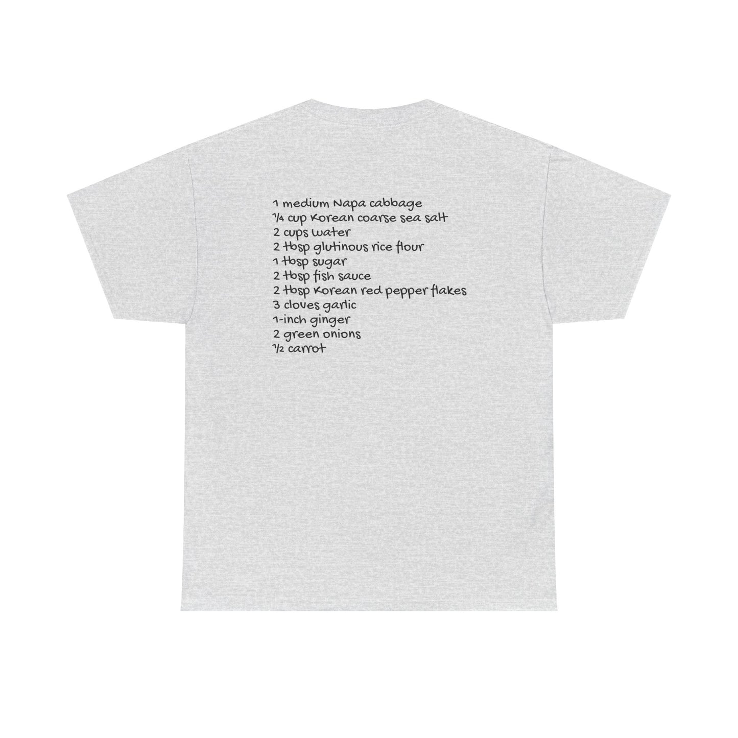 Cute Kimchi Recipe Tee