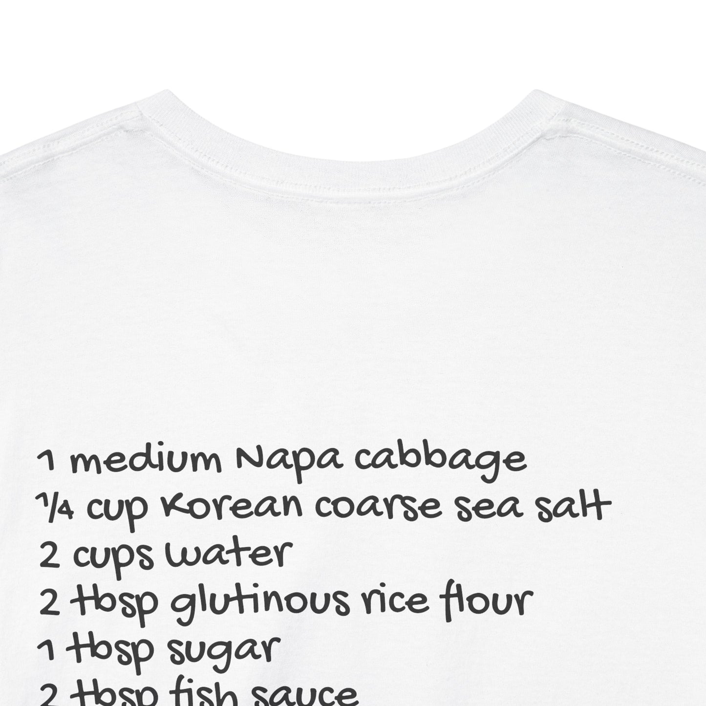 Cute Kimchi Recipe Tee
