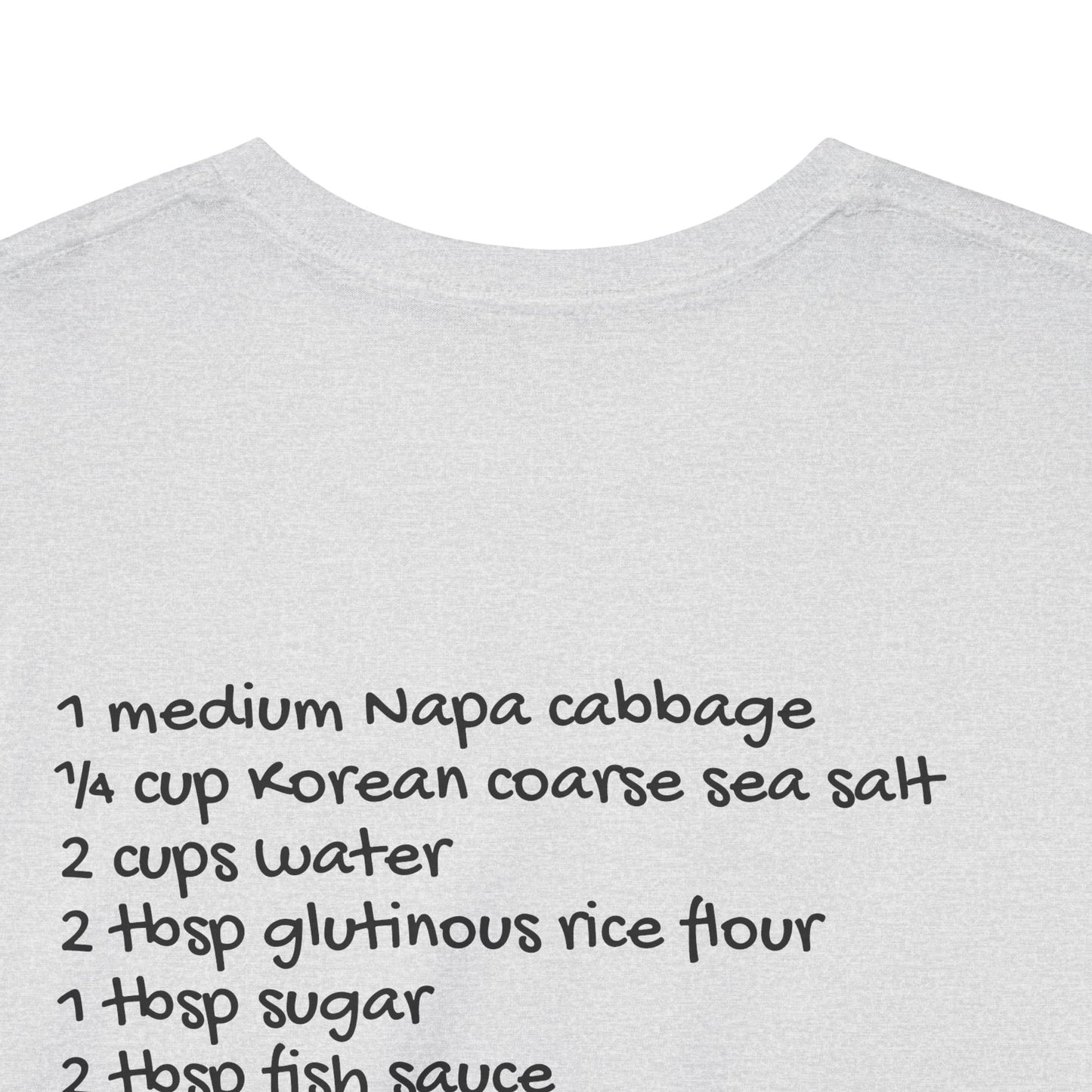 Cute Kimchi Recipe Tee