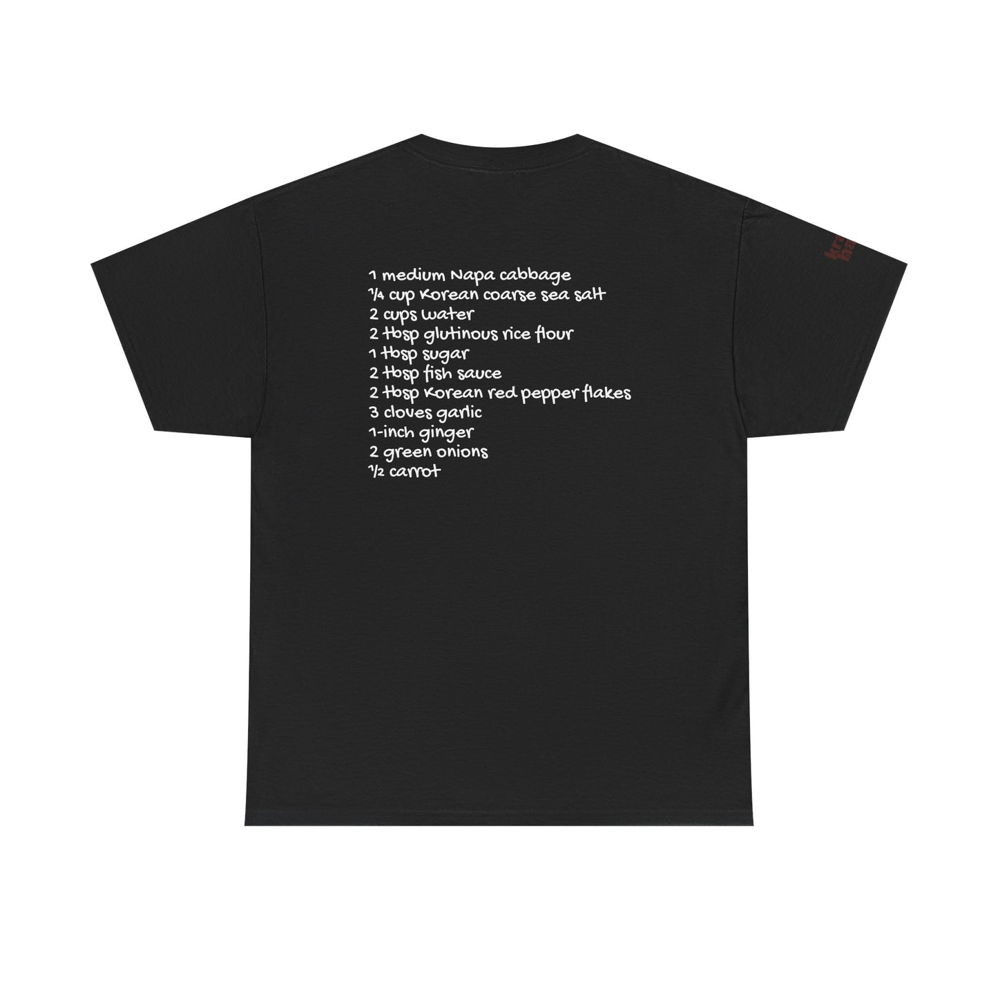 Cute Kimchi Recipe Tee